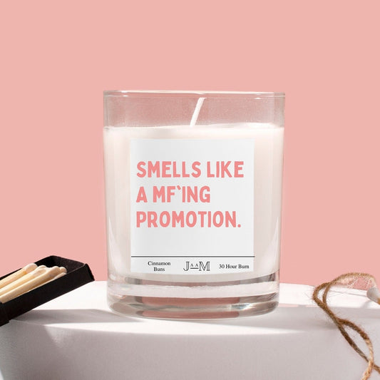 Promotion gift. New job. Congratulations. Promotion candle. Funny promotion. - My Store