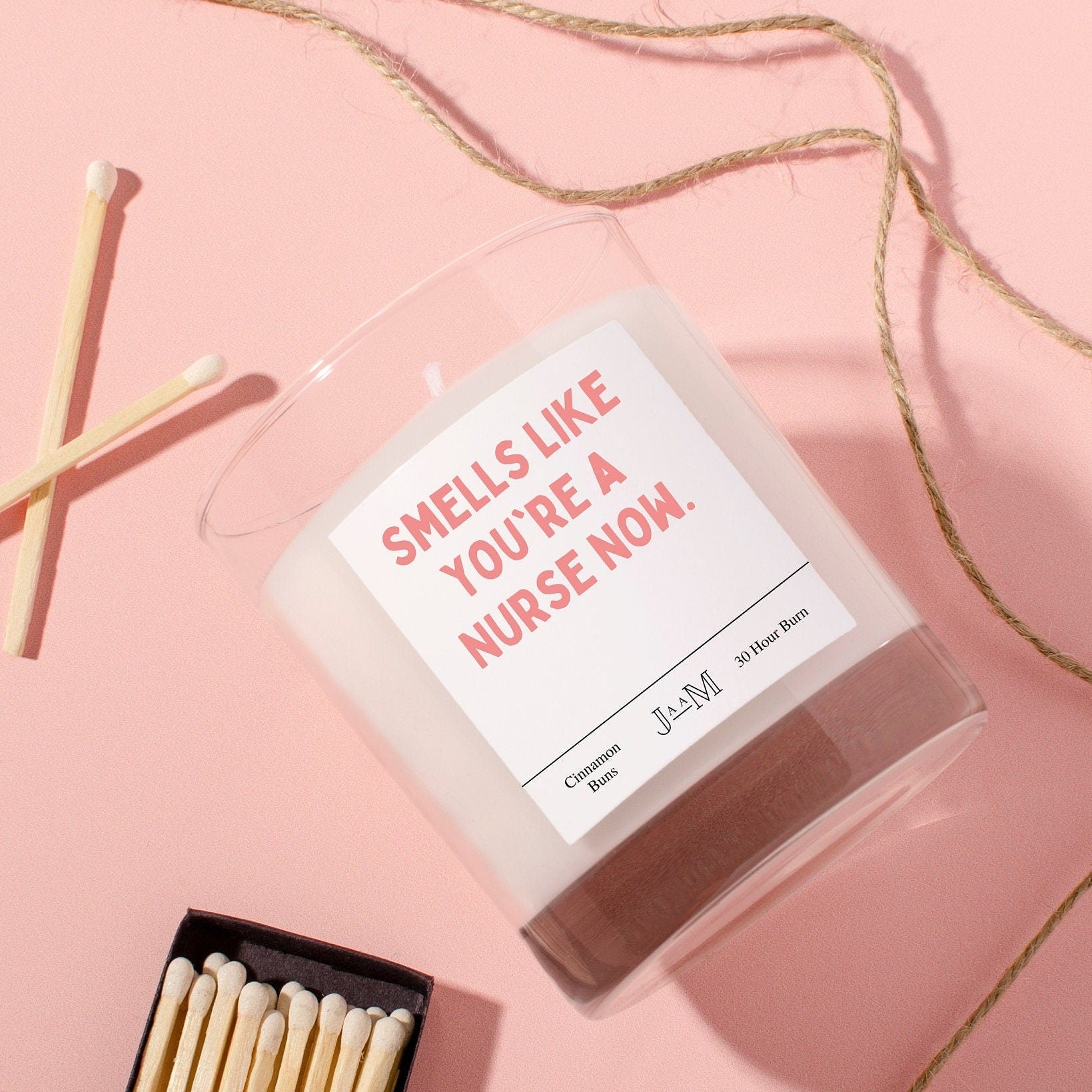 Nurse gift. New nurse. Qualified nurse. Smells like nurse. Candle gift. - My Store