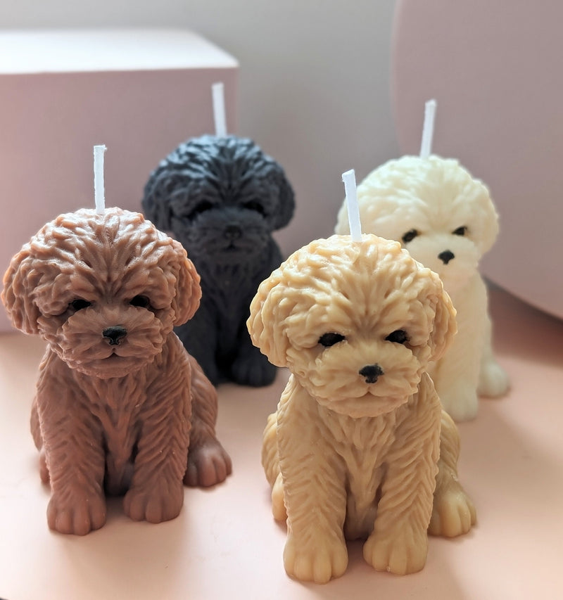 Dog Candle gift. Cockpoo dog decor candle. - My Store