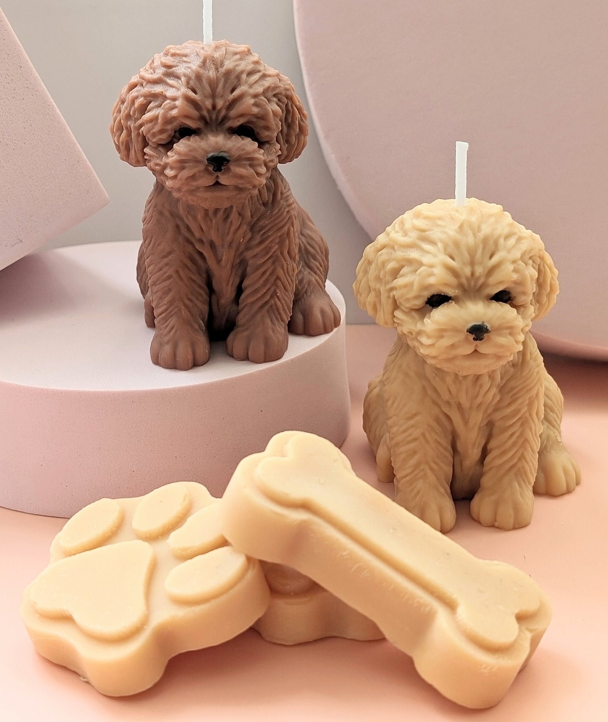 Dog Candle gift. Cockpoo dog decor candle. - My Store