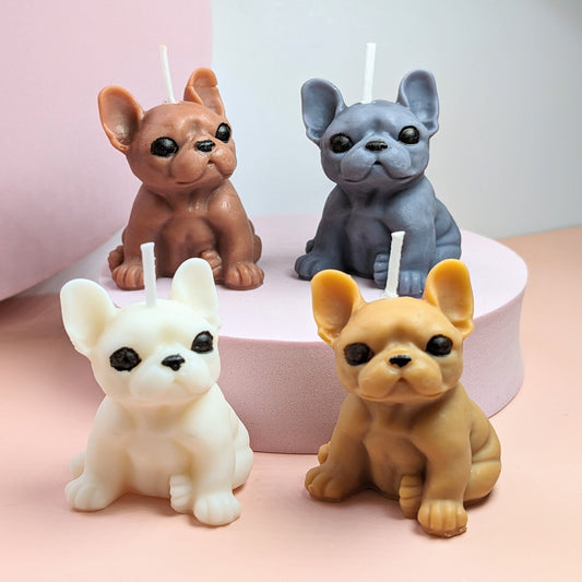 Candle. Frenchie candle. French bulldog. Bulldog gift. Cute french bulldog. Candle gift. - My Store