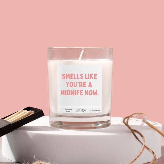 Midwife gift. New midwife. Qualified midwife. Smells like midwife. Candle gift. - My Store