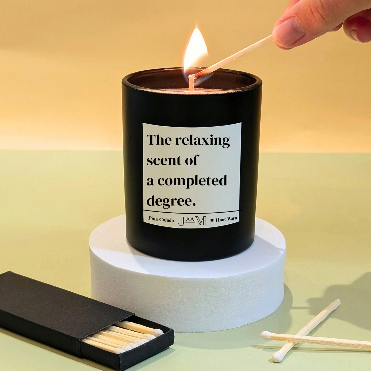 Degree university gift. Completed degree.  Graduation gift. graduated university. Candle gift graduation - My Store