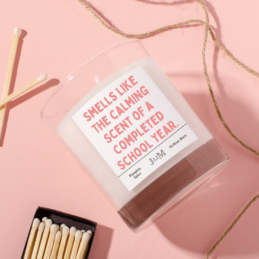 Teacher gift. End of year gift. Candle. Relaxing gift teacher. Completed school year gift. Teacher gift box - My Store