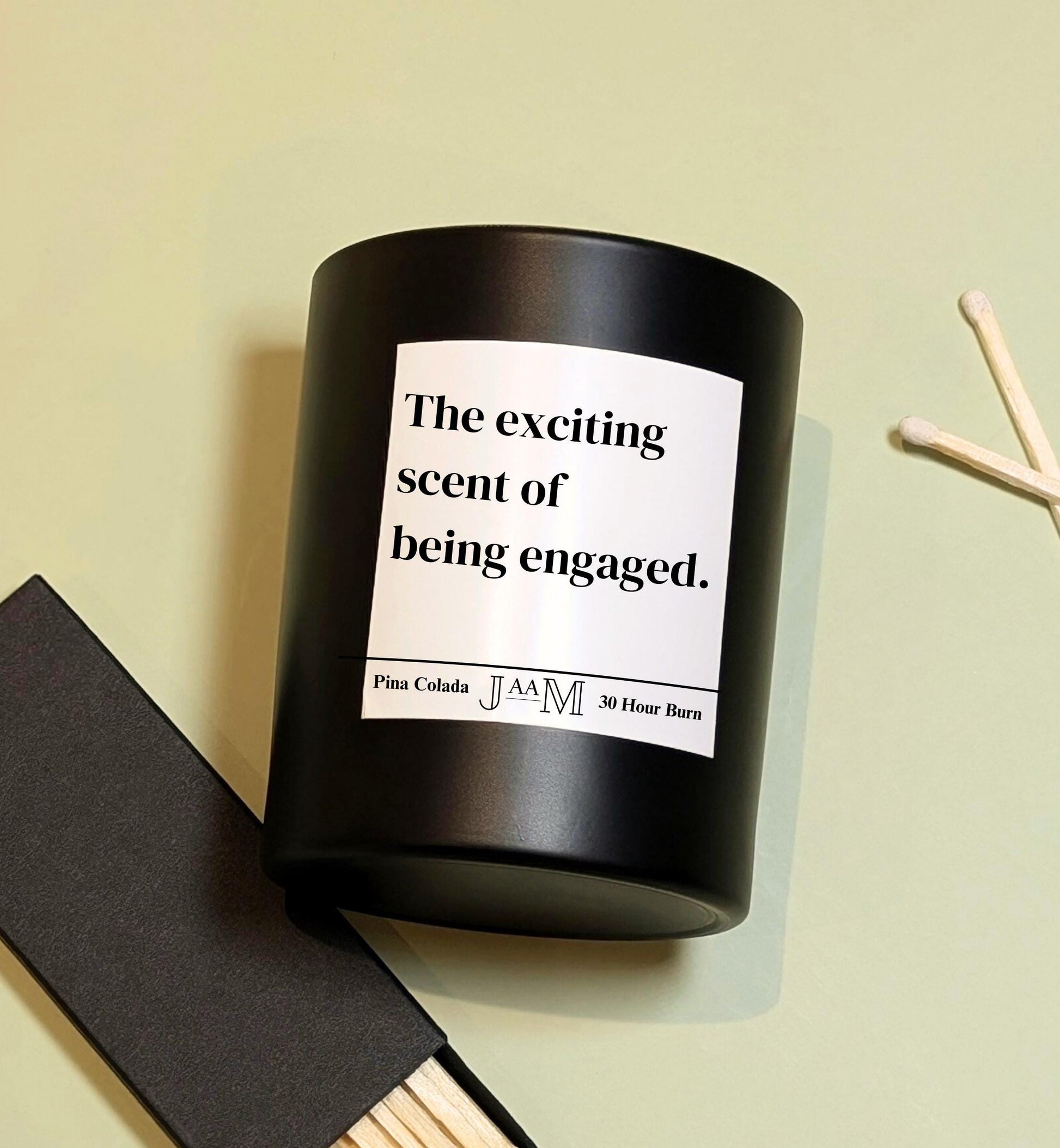 Engagement gift. Smells like engaged. Engaged candle gift set. Funny engagement - My Store