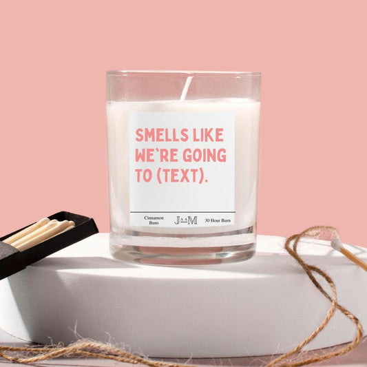 Personalised Holiday Candle