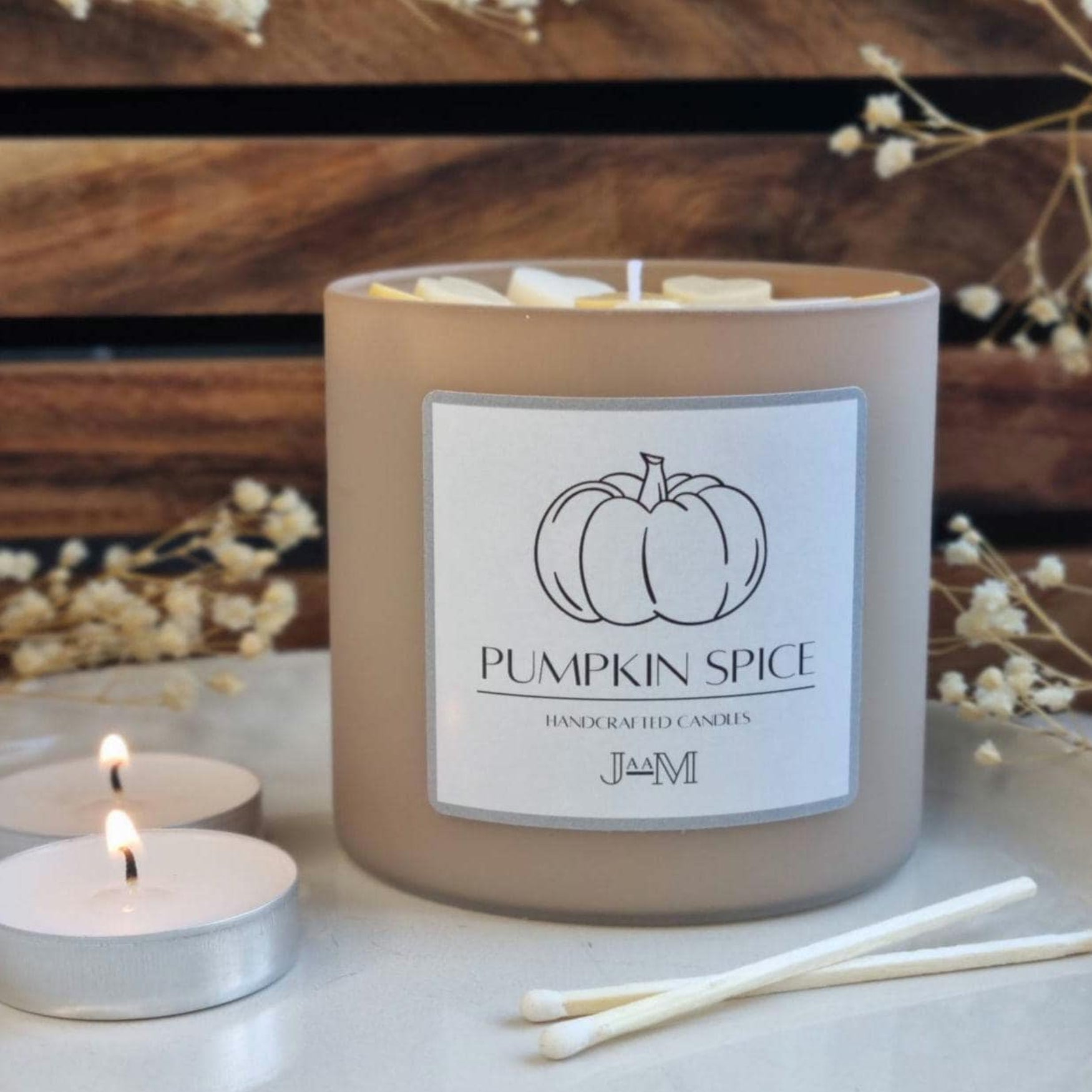 Pumpkin spice candle. Pumpkin candle. Autumn candle. Autumn scent - My Store