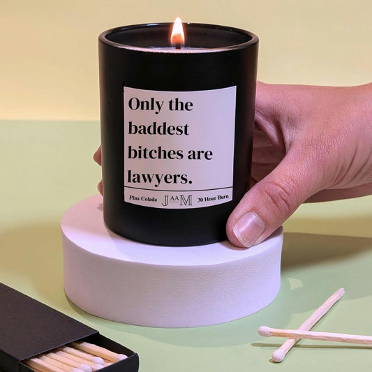 Baddest Bitch Lawyer Candle