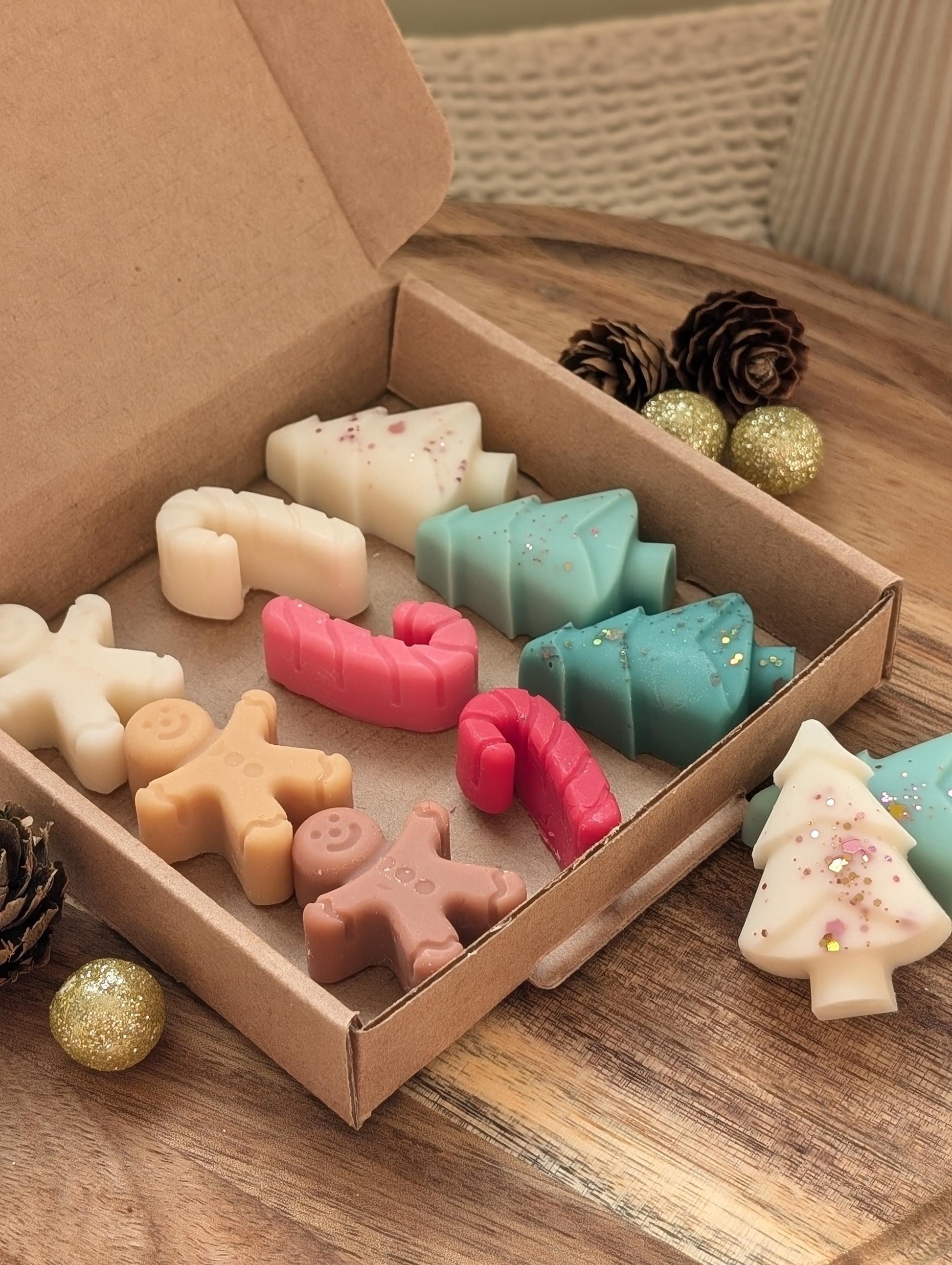 Christmas wax melt selection box. Christmas home decor. - My Store