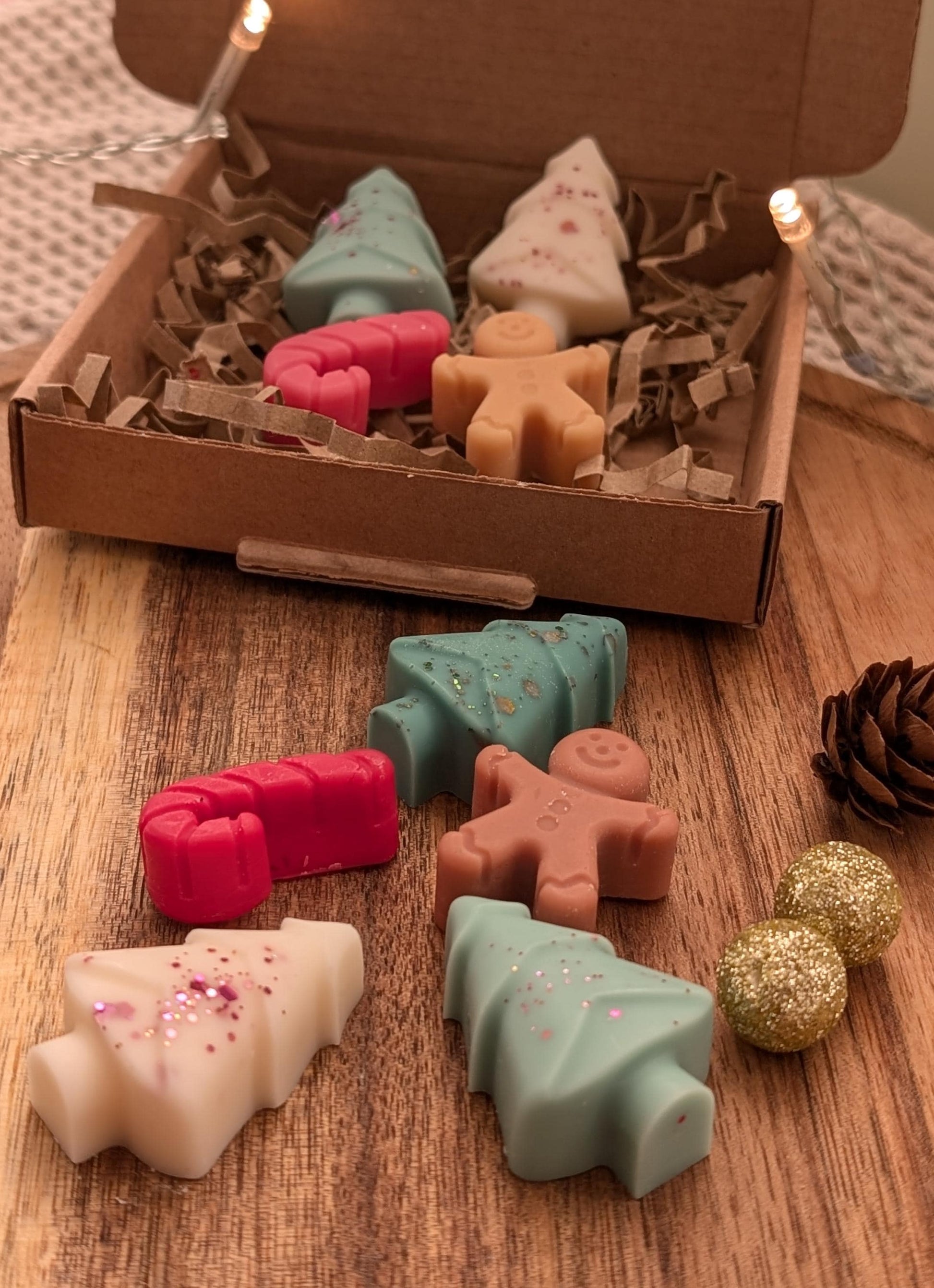 Christmas wax melt selection box. Christmas home decor. - My Store