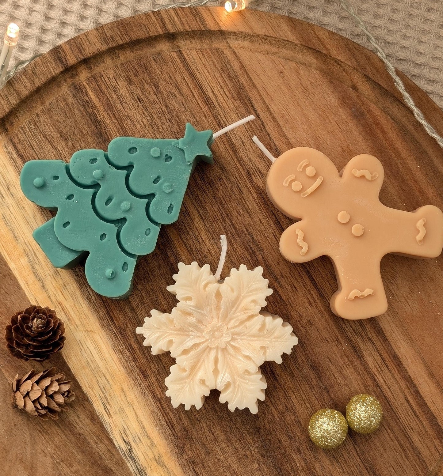 Christmas gift box. Christmas decor candle. Christmas candle set. candle. Christmas gift set. Christmas tree. Christmas gift. - My Store