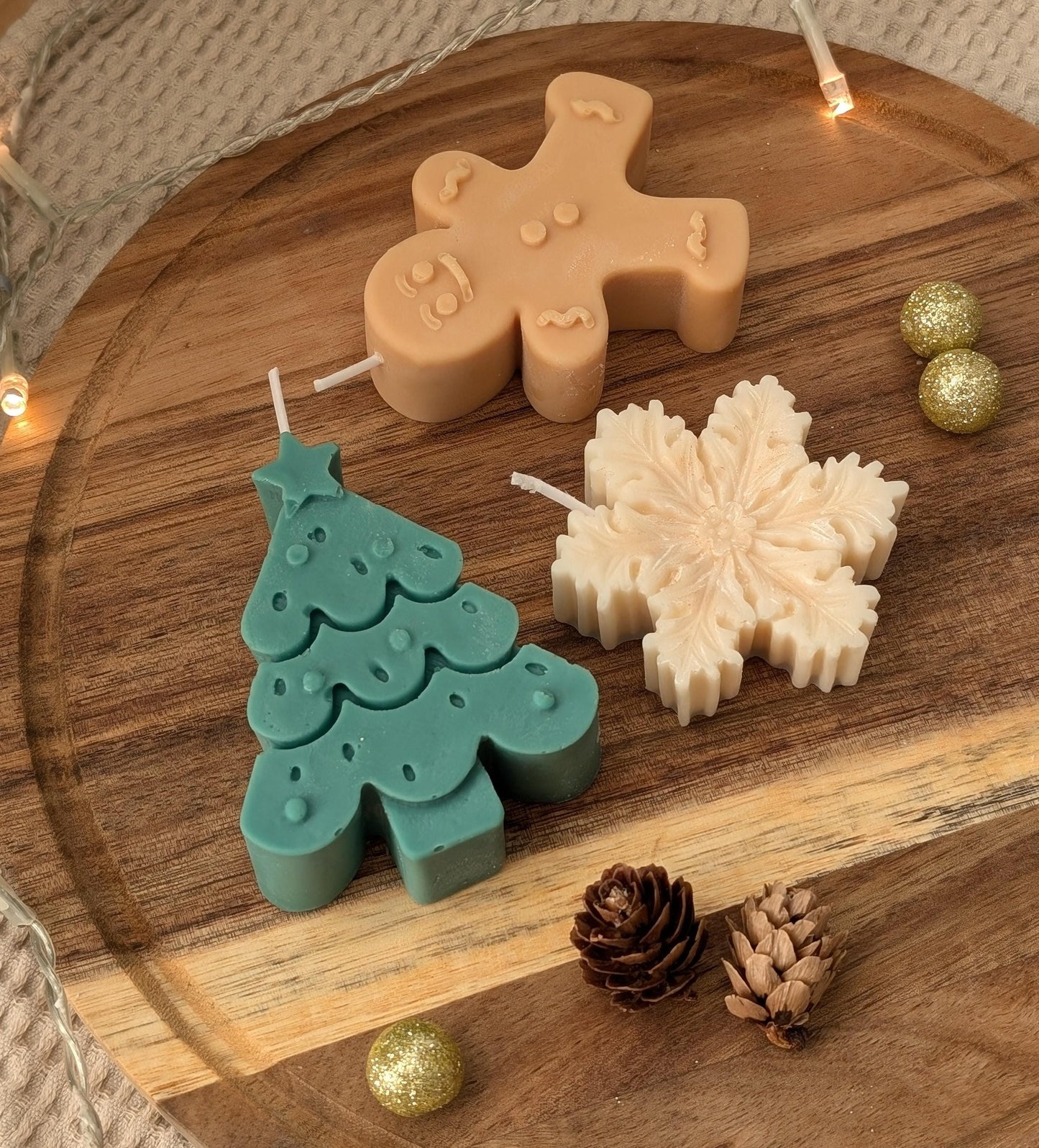 Christmas gift box. Christmas decor candle. Christmas candle set. candle. Christmas gift set. Christmas tree. Christmas gift. - My Store