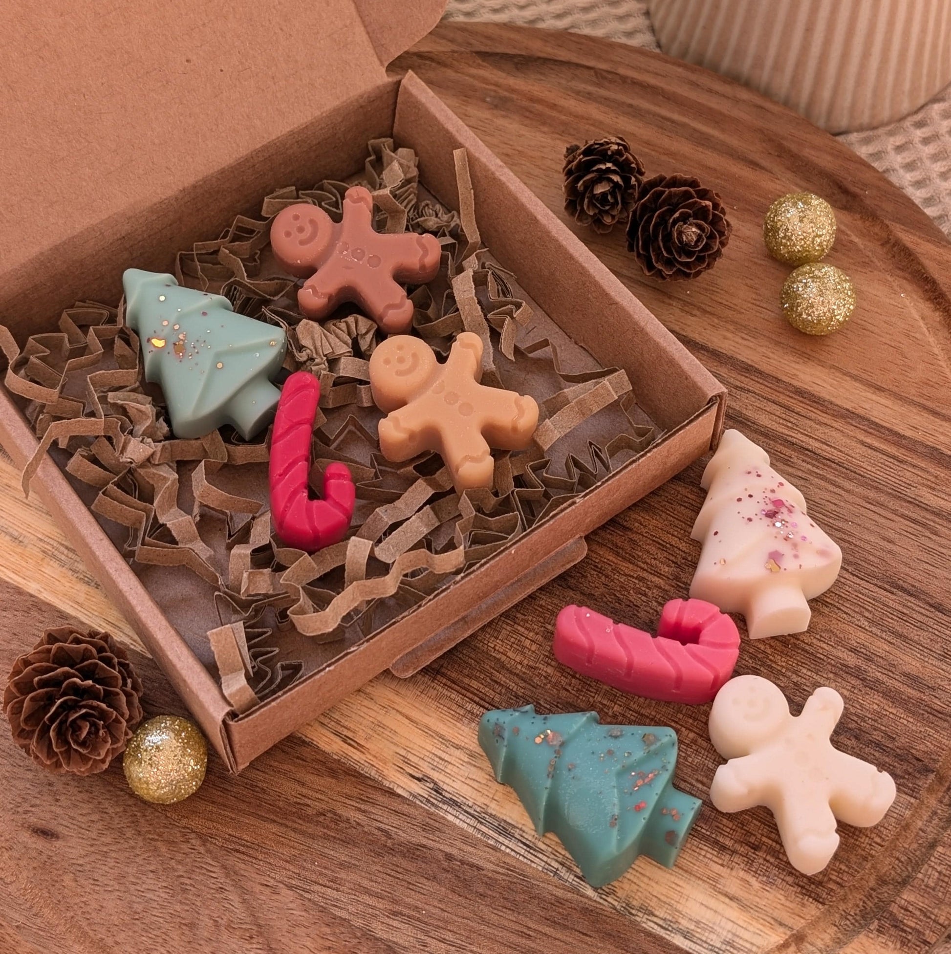 Christmas wax melt selection box. Christmas home decor. - My Store