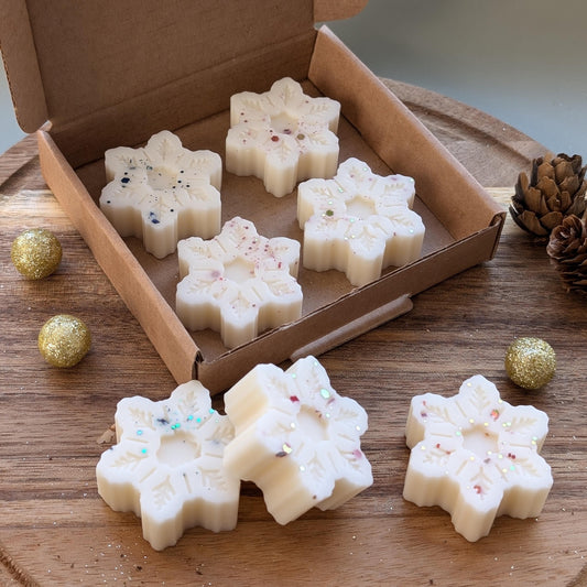 Snowflake wax melts. Christmas wax melts. Christmas decor wax melts. Snowflake decor. Wax melt gift set - My Store